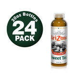AriZona Sweet Tea Premium Brewed Southern Style, 20 Fl Oz, Pack of 24