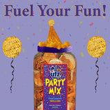 Utz Party Mix - Tasty Snack Mix Includes Corn Tortillas, Nacho Tortillas, Pretzels, BBQ Corn Chips and Cheese Curls, Cholesterol Free and Trans-Fat