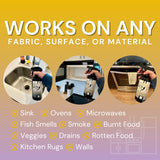 The Stink Solution Kitchen Odor Eliminator For Strong Odor: Garbage Can & Refrigerator Deodorizer, Cooking & Trash Smell Remover 1 16 oz Bottle (Sugar