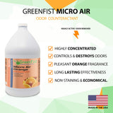 Micro Air Odor Counteractant Pleasant Orange Fragrance [ Concentrated ] (1 Gallon)