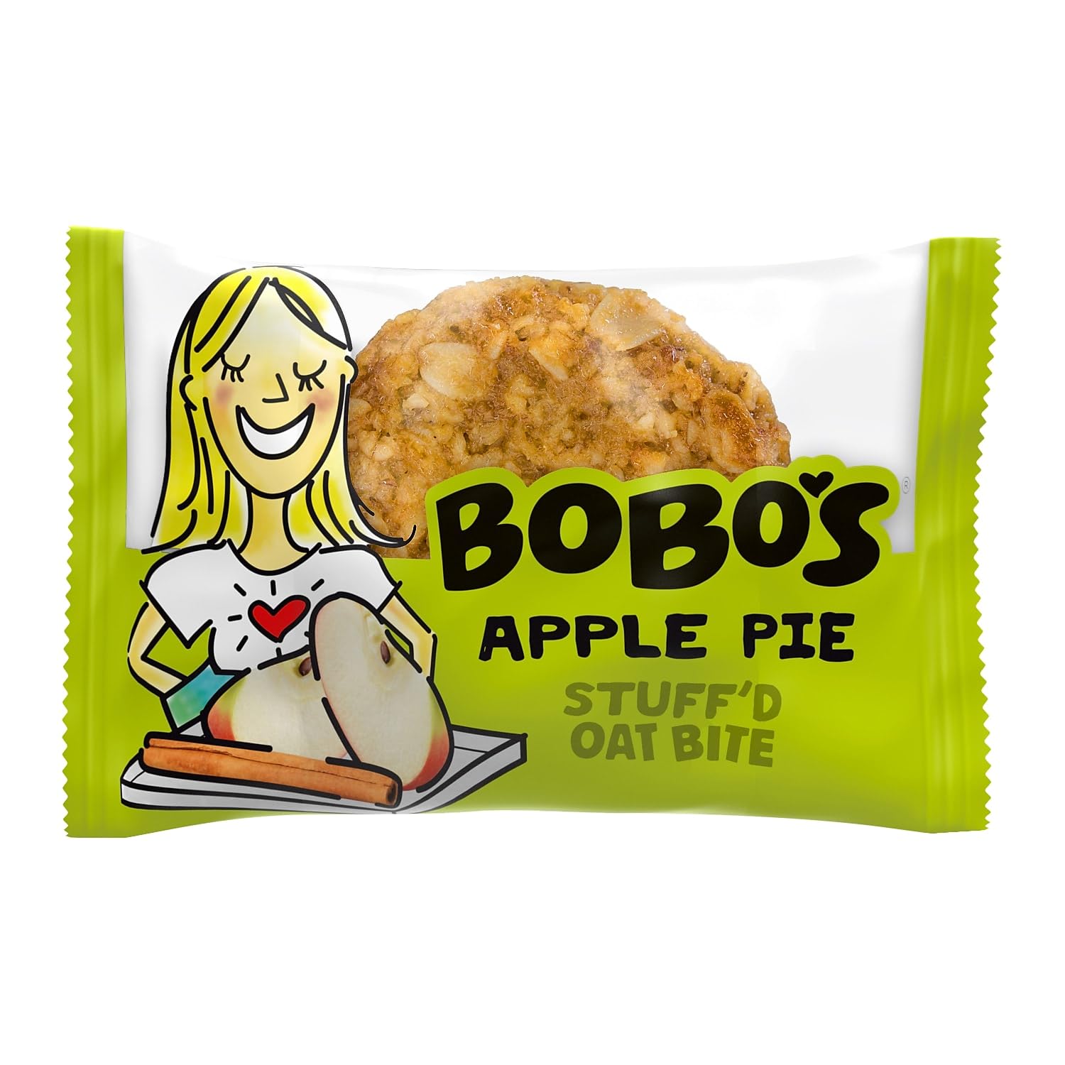 Stuff'D Apple Pie Oat Bites, 1.3 oz Bar, 25/Box