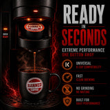 Banned Coffee ™ Strongest High Caffeine Coffee Pods for Keurig ® Brewers - Extra Strong Medium Dark Roast K-Cups - Bold Flavor, Smooth Finish - 12