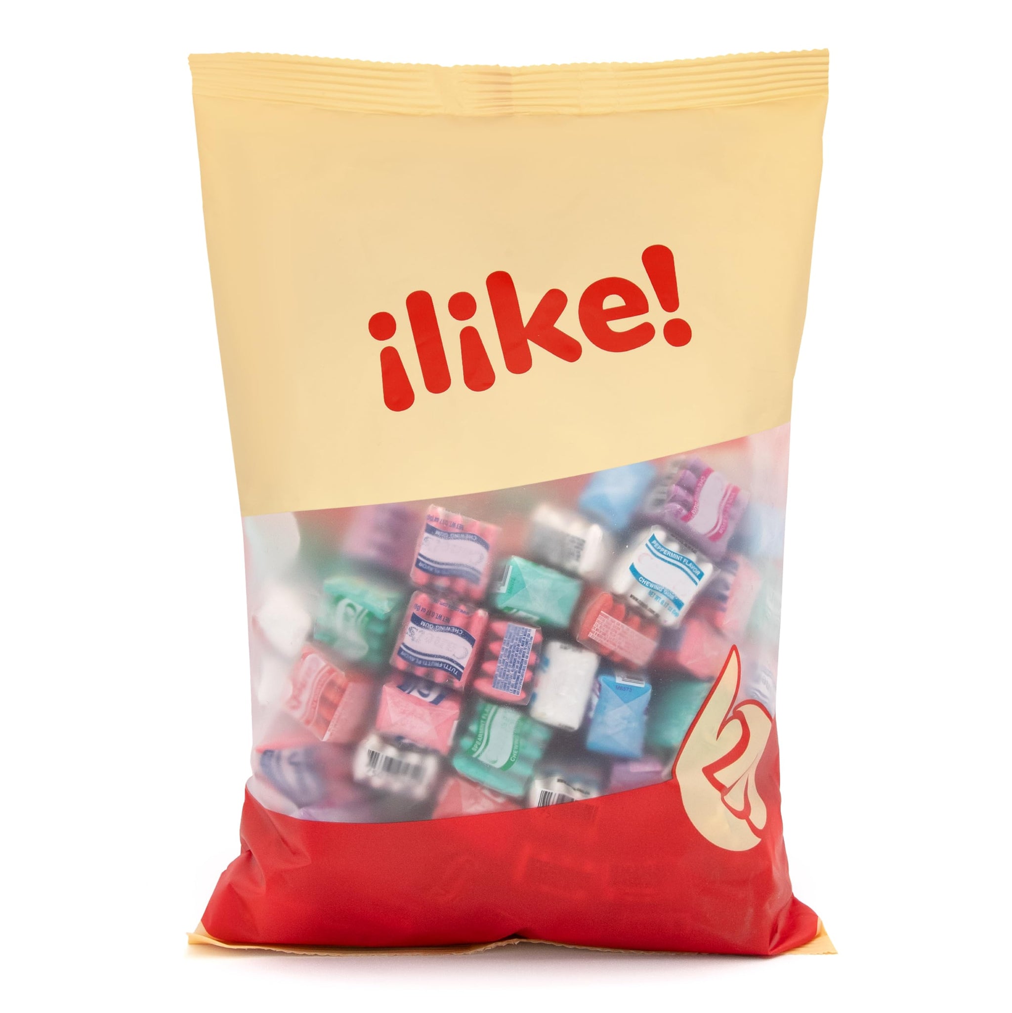 Mexican Chewing Gum | 1.5-Pound Bag | Assorted Flavors | 135 Individually Wrapped Mini Packs | Mint, Cinnamon, Fruit & Floral Flavors | Gum Bulk