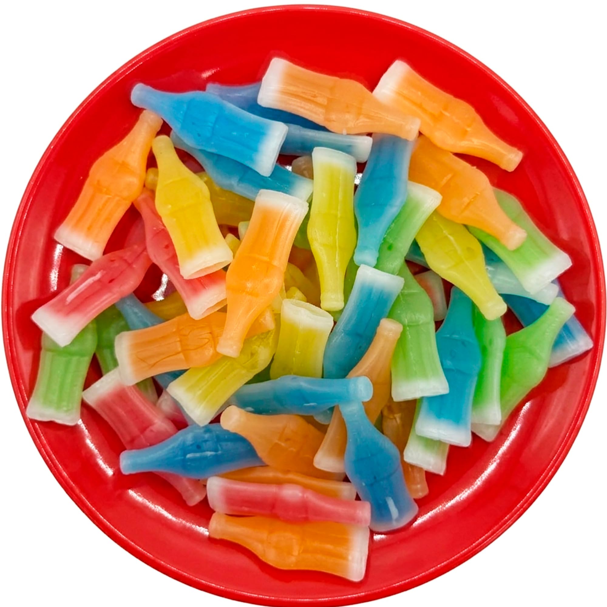 Wax Bottle Candy Drinks, Liquid Filled, Assorted Fruit Flavors, Retro 80s 90s Nostalgic Treats for Kids and Adults Bulk Candy for Parties, Candy