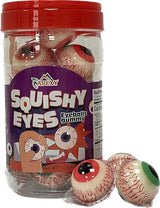Apexy Eyeball Gummies - with Fruity Liquid Center Eyeball Candy for Halloween, Birthday, Trick Or Treat, Party Candy - Jelly Filled Gummies, Fat Free