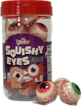 Apexy Eyeball Gummies - with Fruity Liquid Center Eyeball Candy for Halloween, Birthday, Trick Or Treat, Party Candy - Jelly Filled Gummies, Fat Free