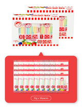 [Pack of 2] Korean Snack Apollo Straw Candy (10g x 18 packs) - Assorted Flavor Korean Snack Old School Childhood