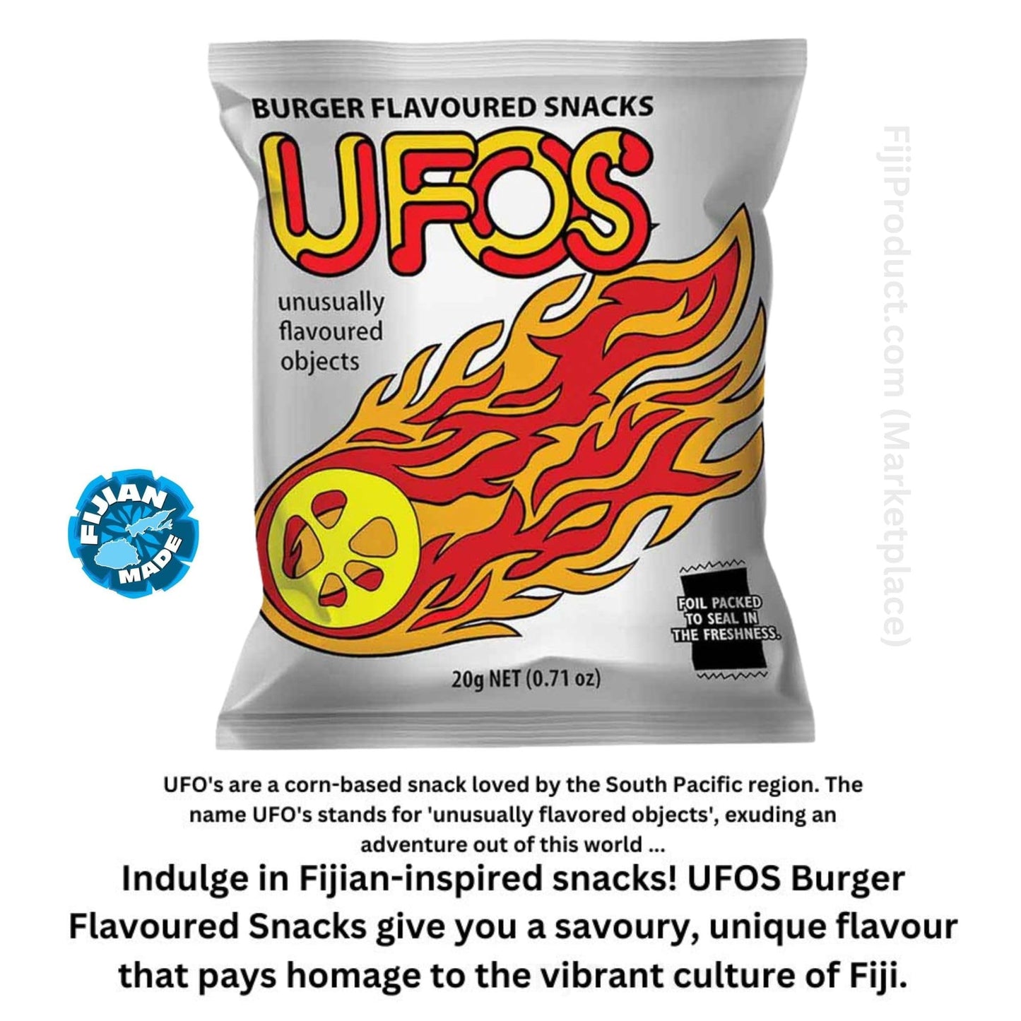 Sampler Snacks - UFO'S, Cheese Twisties, Chicken Twisties (Value Pack Of 9) Favorite Snack Of The Pacific Islanders - Imported From FIJI - Variety