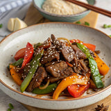 Healthy Choice Cafe Steamers Beef Teriyaki, Convenient Microwave Meal Made With No Preservatives, Frozen Meal, 9.5 OZ Bowl
