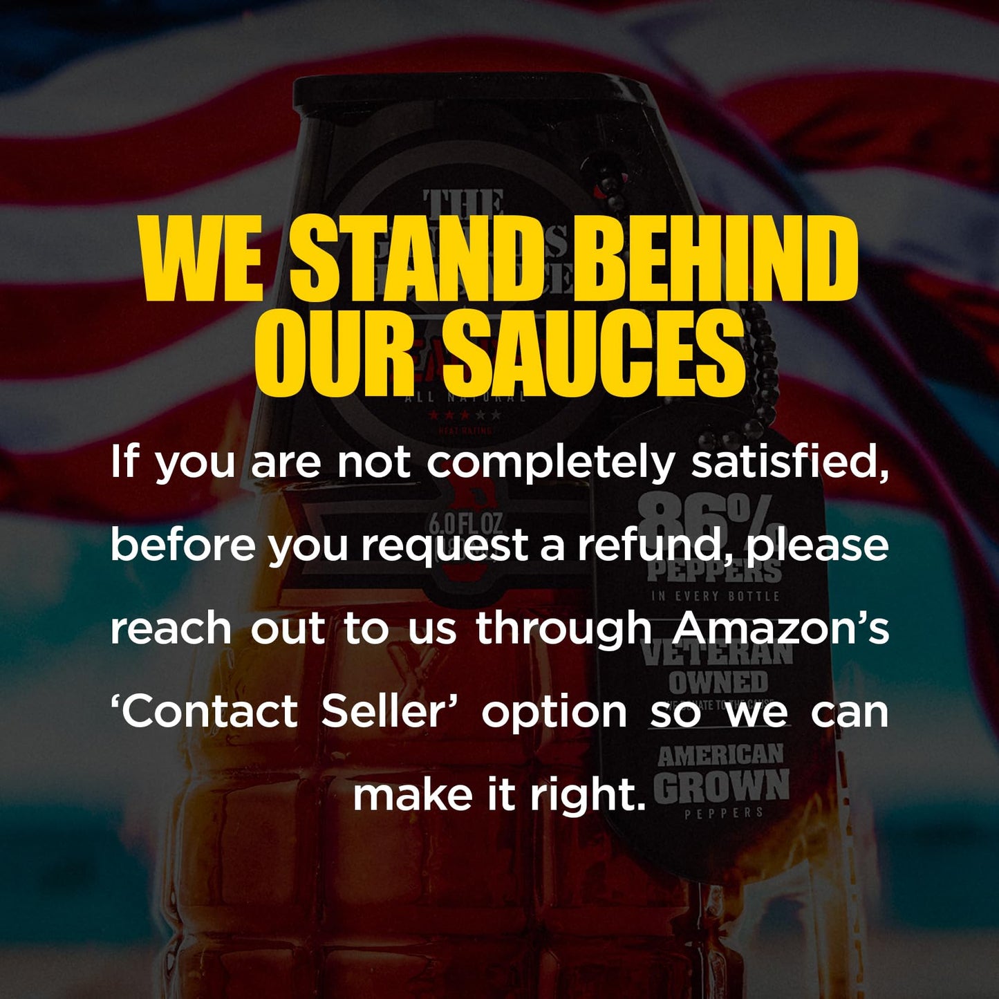 The General's Hot Sauce Gift Set, Triple Threat Gourmet Variety 6 oz 3-Pack, Habanero & Cayenne Peppers, 2/5-4/5 Heat, Natural Spicy Sauce for Wings