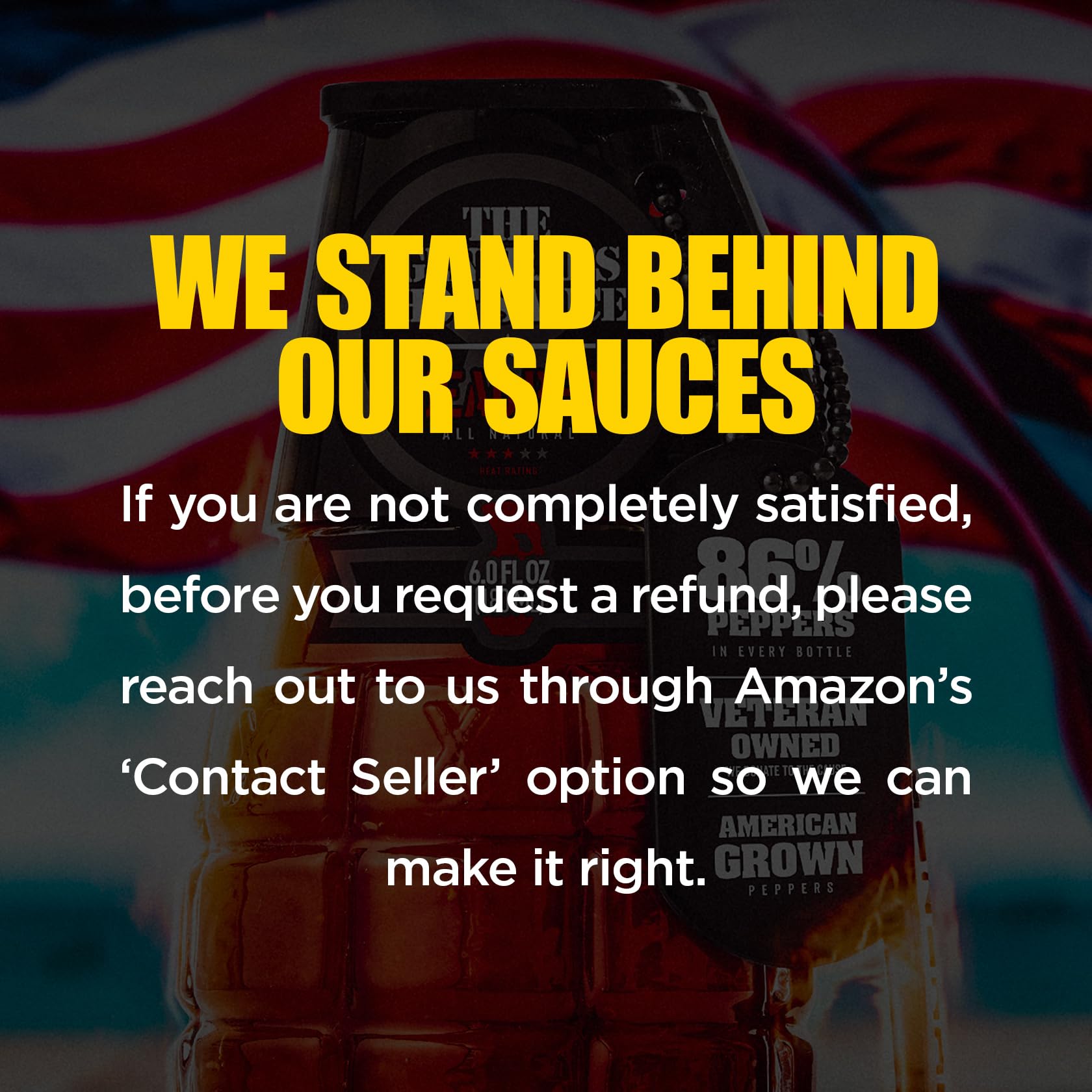The General's Hot Sauce Gift Set, Triple Threat Gourmet Variety 6 oz 3-Pack, Habanero & Cayenne Peppers, 2/5-4/5 Heat, Natural Spicy Sauce for Wings