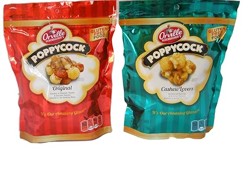 Bundle of 2: Orville Redenbacher's Poppycock Original (7oz)and Cashew Lovers(7oz)