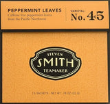 Steven Smith Teamaker - Herbal Infusions Tea Peppermint Leaves No. 45 - 15 Tea Bags Net WT .78 oz