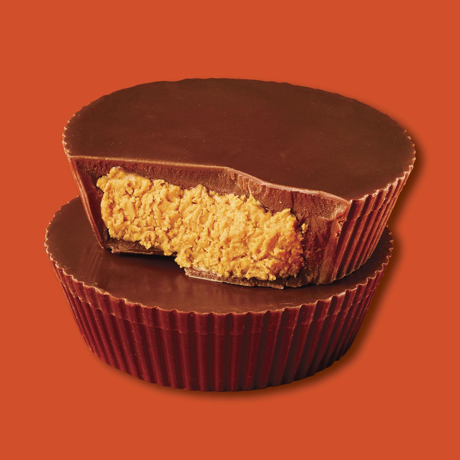 REESE'S Milk Chocolate Half-Pound Peanut Butter Cups, Candy Pack, 16 oz (2 Pieces)