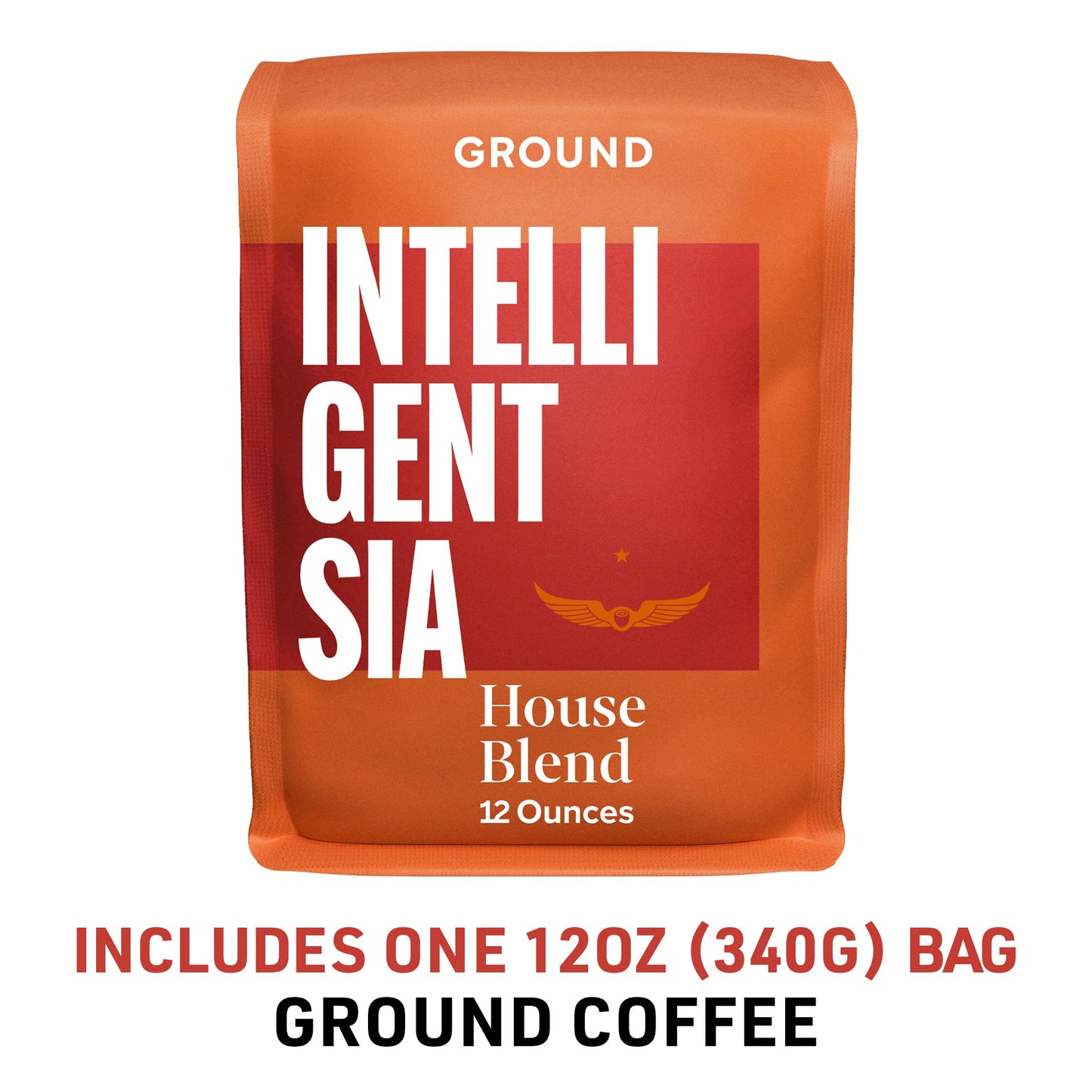 Intelligentsia Coffee, Light Roast Ground Coffee, 100% Arabica Coffee - House Blend 12 Ounce Bag