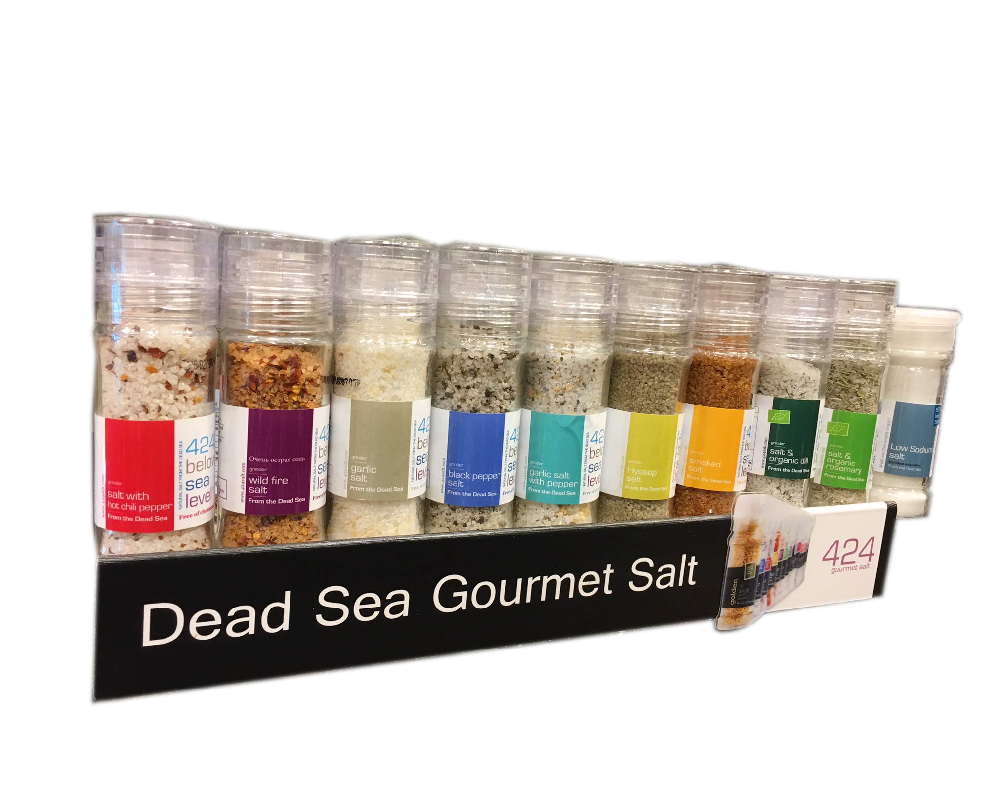 Salt & Organic Rosmary Gourmet Salt From The Dead Sea 3.87oz / 110 grams