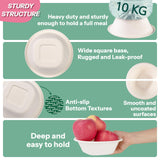 Homestockplus Disposable Bowls 24 Oz [100 Pack] - Compostable Paper Bowl Heavy Duty,Freezer & Microwave Safe Bowl, BPA-Free Eco-Friendly Bowls