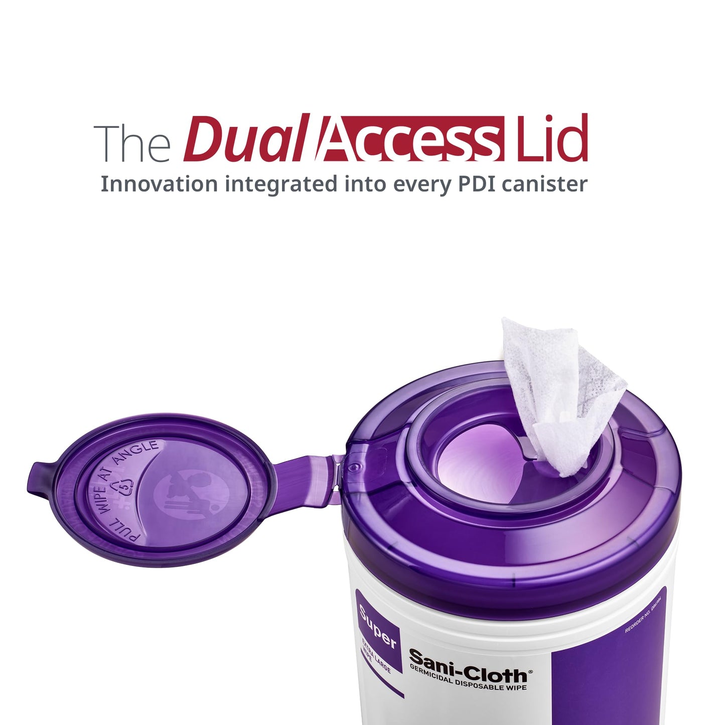 Professional Disposables Surface Disinfectant Super Sani-Cloth Wipes, 160Count