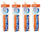PUMIE Toilet & Tile Pumice Cleaner, Pumice Stick with Handle, Multi-Function Toilet Bowl Ring Remover by US Pumice, Bath-8, Pack of 4