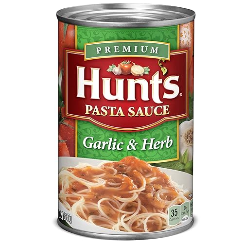 Hunt’s Garlic & Herb Pasta Sauce, 24 oz. Can