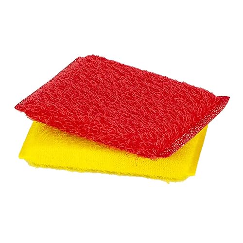 Pine-Sol Non-Scratch Scouring Pads - Pack of 2, Multi-Purpose Household Cleaning Scrubbers, Safe with Nonstick Cookware