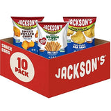 Jackson’s Mixed Snack Variety (1 oz & 1.5oz Pack of 10) - Made with Avocado Oil, Veggie Straws, Sweet Potato Chips & Kettle Chips, Snack Variety Pack