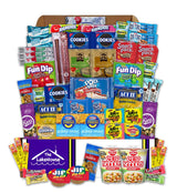 College Care Package for Guys Girls - 56 Count Snack Box Variety Pack - Care Packages for College Students - Dorm Snacks - College Dorm Room