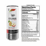 CELSIUS Sparkling Fuji Apple Pear, Functional Essential Energy Drink, 12 Fl Oz