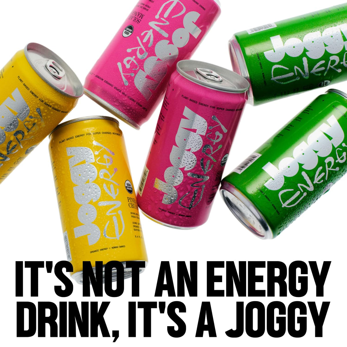 Joggy Organic Energy Drink, Cherry Lime 12pk (8.4oz)