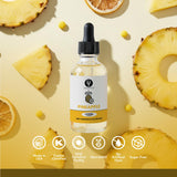 Dolce Flav Pineapple Extract - 2 Ounce Oil-Soluble Kosher, Sugar-Free, Concentrated Tropical Flavor for Candy, Chocolates & Desserts, Includes