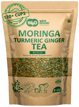 Moringa Tea with Turmeric and Ginger 8 oz, Boost Immunity, Aid in Digestion, Caffeine Free, One Tea with Multiple Benefits (Pack of 1)