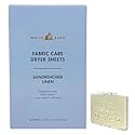 Bath & Body Works Sundrenched Linen Fabric Care Dryer Sheets - Box of 40 sheets - with a Natural Oats Sample Soap