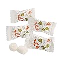 Fun Express Fall Leaves Thanksgiving Buttermints Individually Wrapped - Premium Butter Mints Bulk 108 Count | Autumn Candy for Dinner Parties