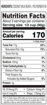 Aroy-D Coconut Milk 8.5 Fl Oz, Pack of 6