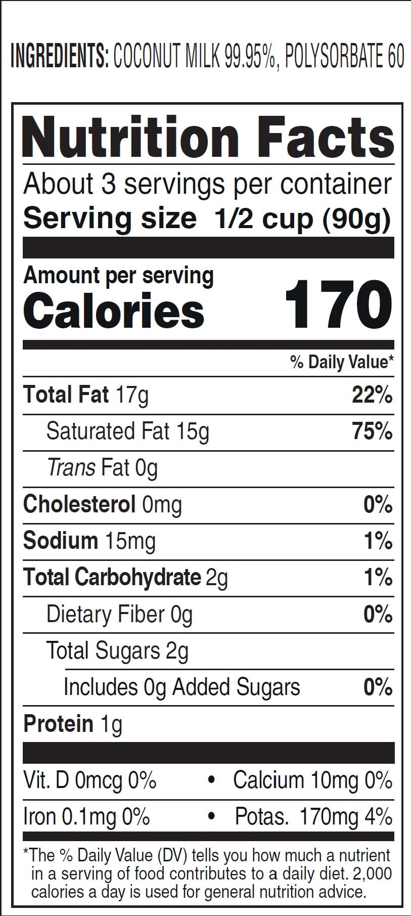 Aroy-D Coconut Milk 8.5 Fl Oz, Pack of 6