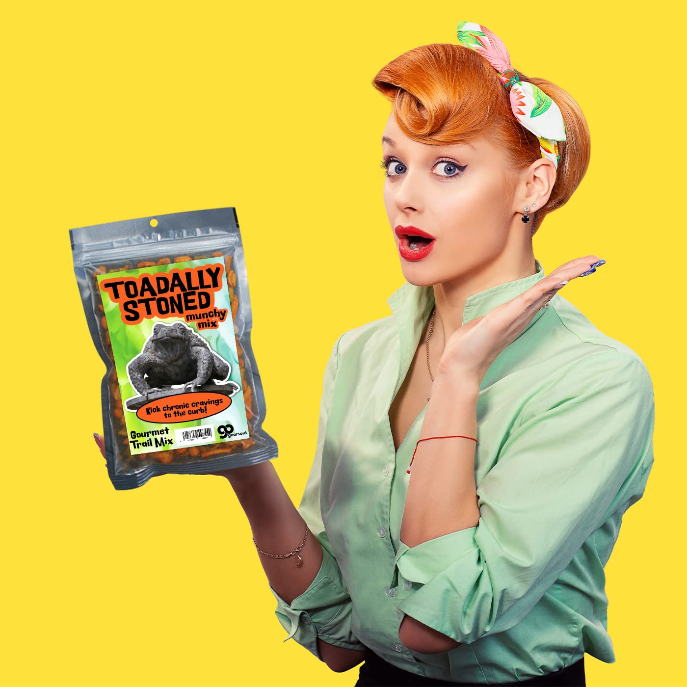 Uncle Frank's Toadally Stoned Trail Mix - Funny Snack Mix for Stoners - Gag Gifts for Brother - Brother Presents from Sister - Kick Chronic Cravings