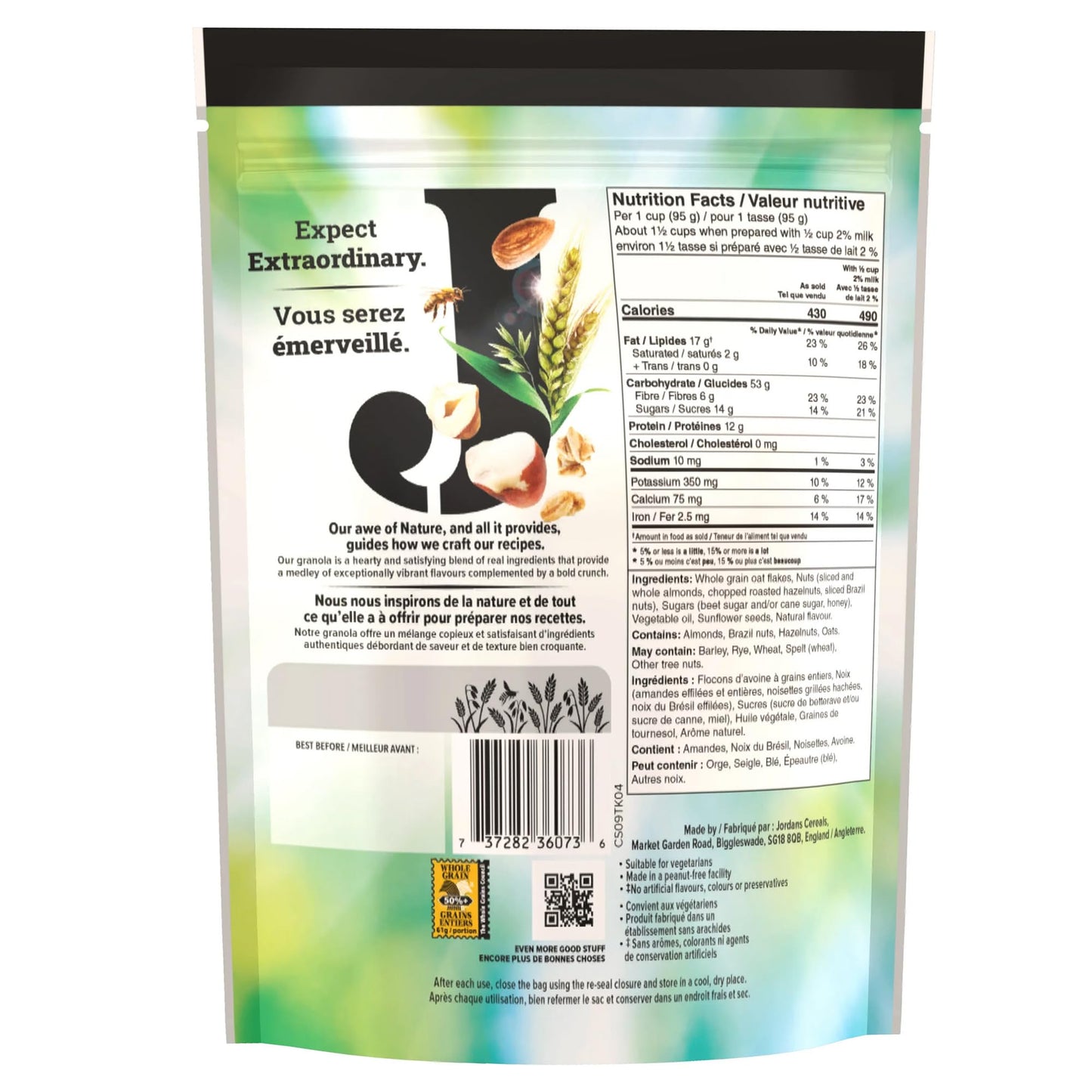 Jordans Crunchy Nut Trio Granola, 375 GR