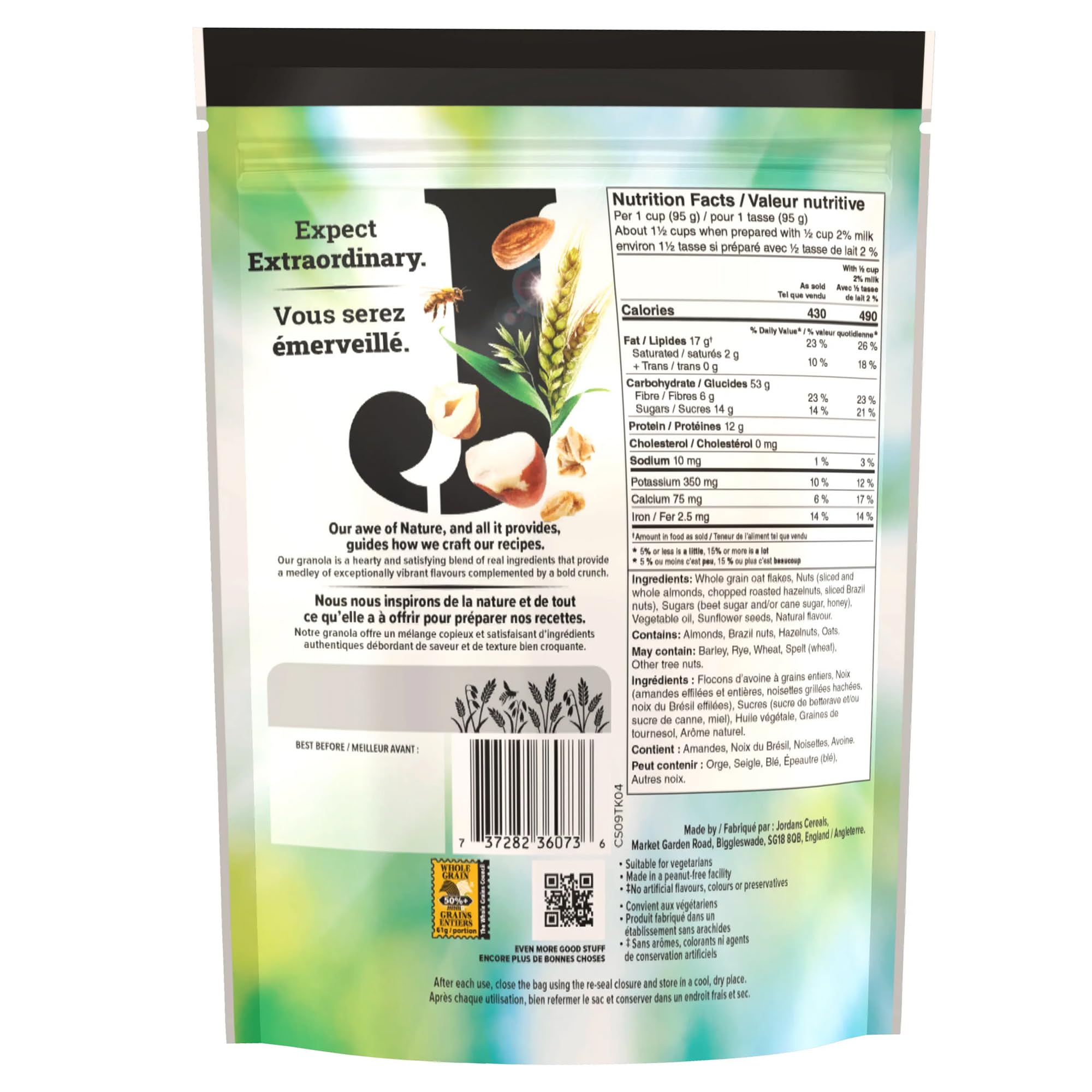 Jordans Crunchy Nut Trio Granola, 375 GR