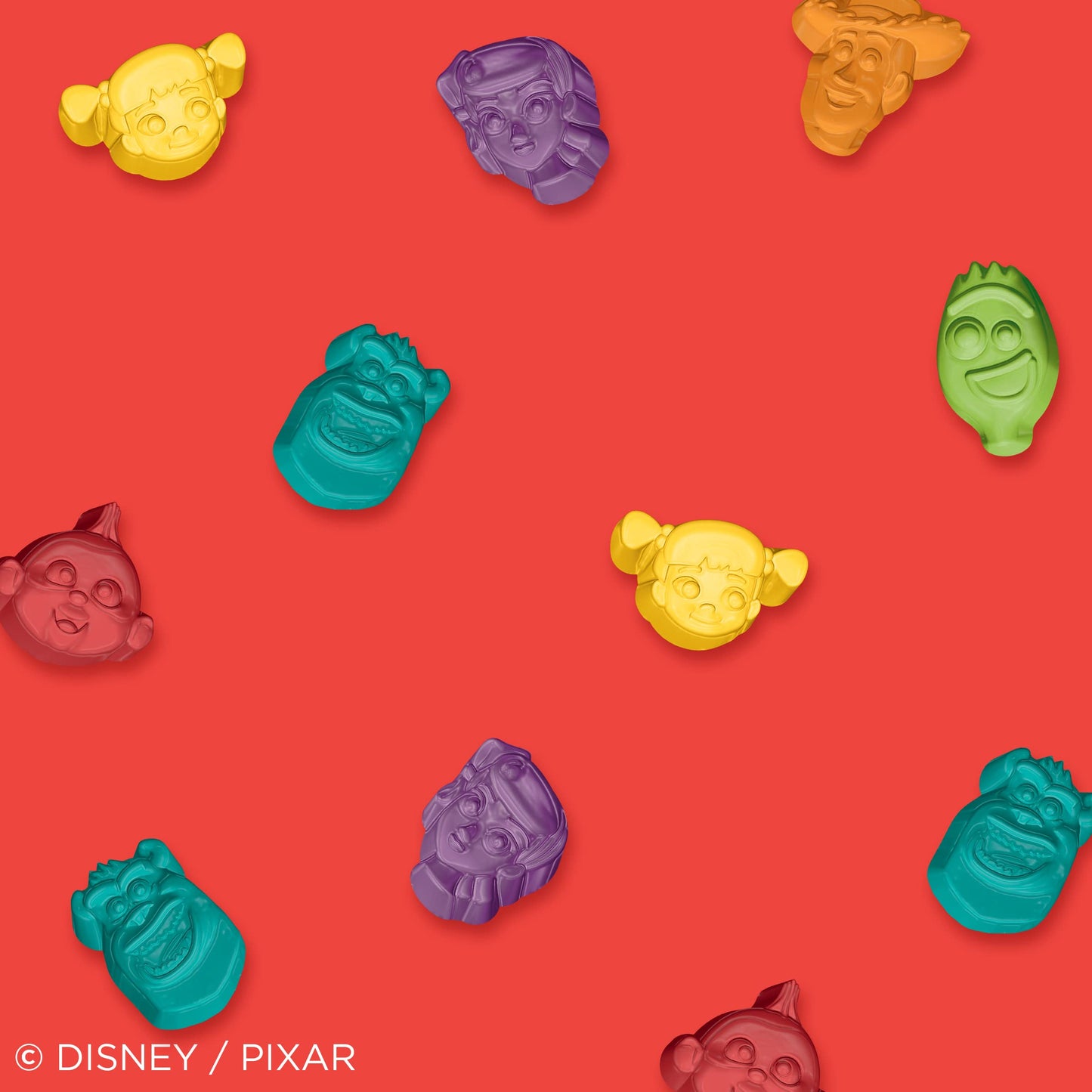 Disney Pixar Fruit Flavored Snacks, Gummy Treat Pouches, 10 ct