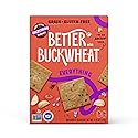 Better with Buckwheat Everything Crackers - Gluten-Free Crackers, Healthy Snack Crackers, Grain-Free, Non-GMO, Sugar-Free - Pair with Cheese, Hummus