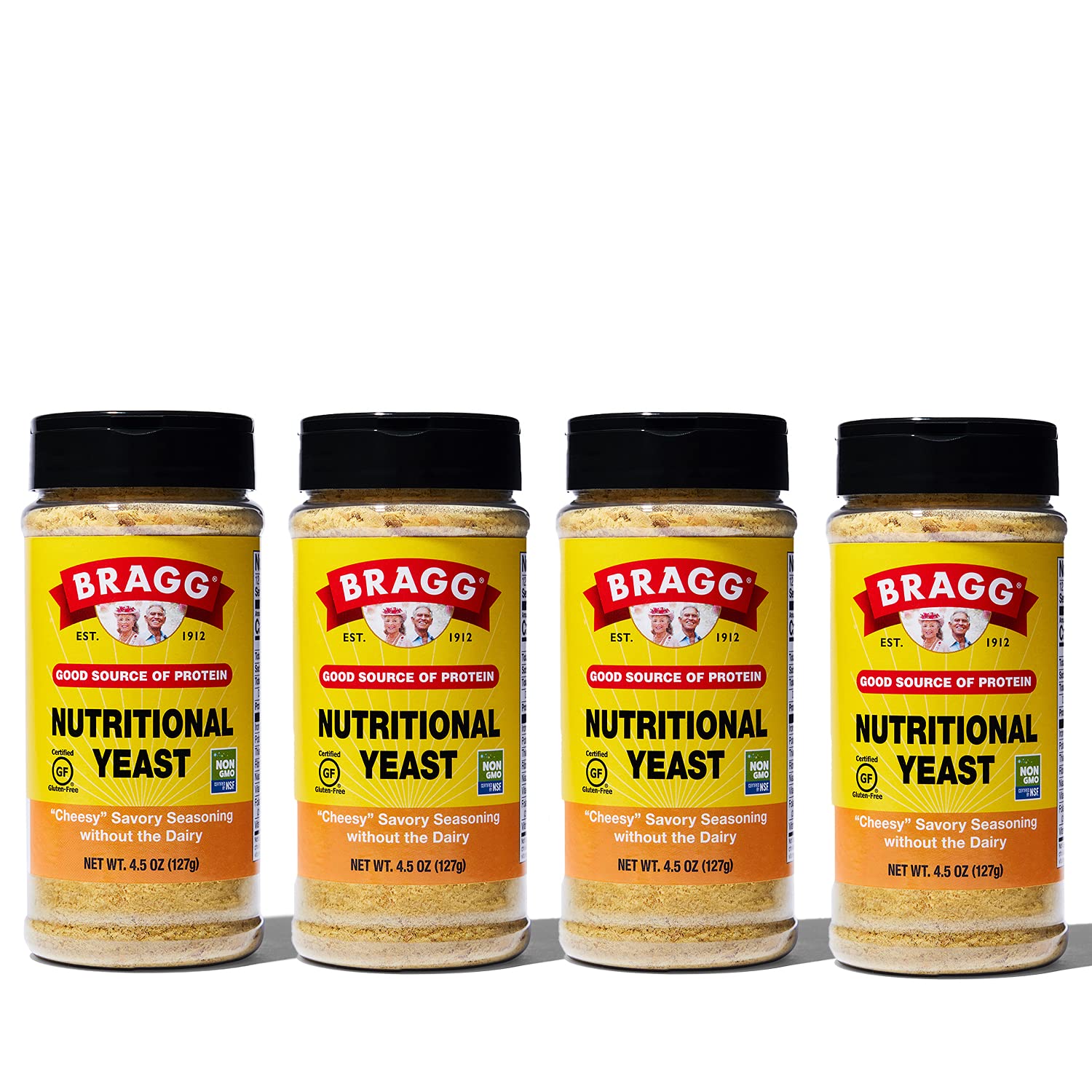 Bragg Nutritional Yeast Seasoning - Vegan, Gluten Free Cheese Flakes - Good Source of Protein & Vitamins - Nutritious Savory Parmesan Cheese