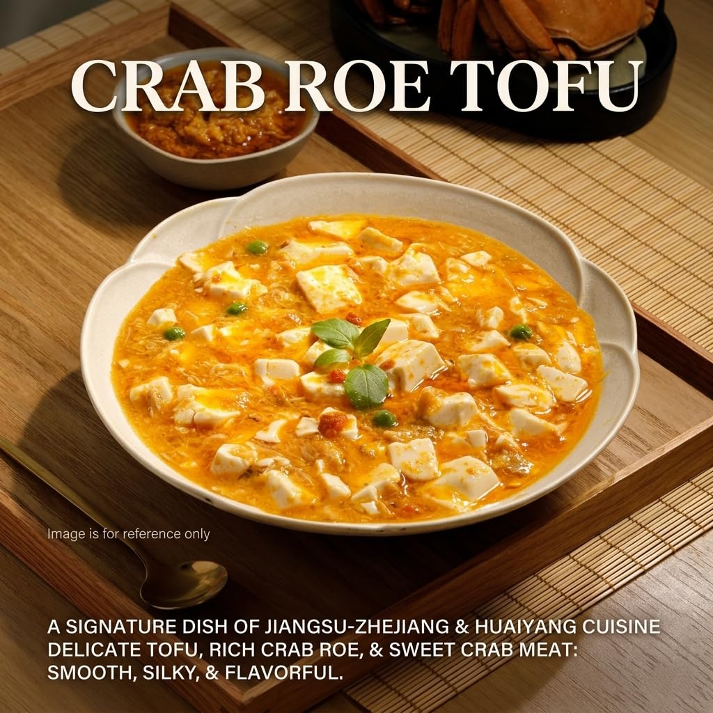 ??? Premium Crab Roe Sauce, Rich Savory Umami Paste, No Artificial Preservatives or Colors, 100g Jar, for Rice, Noodles & Dim Sum