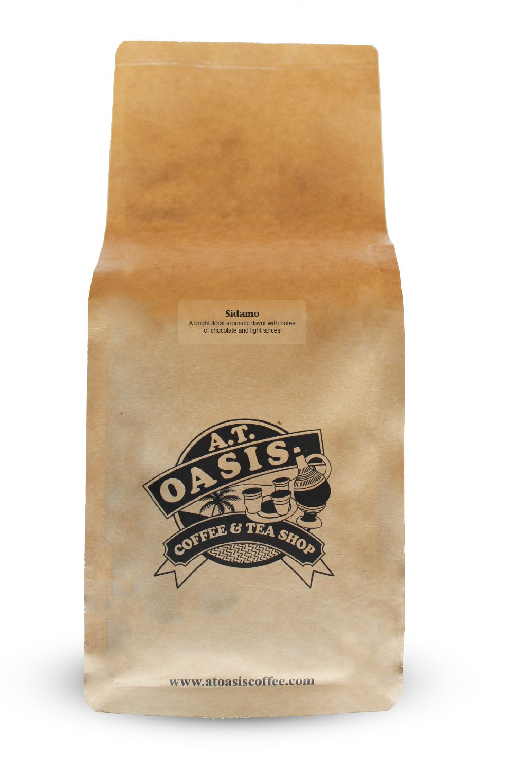 Sidamo Ethiopian Coffee ~ Whole Bean ~ 100% all natural ~ Arabica bean