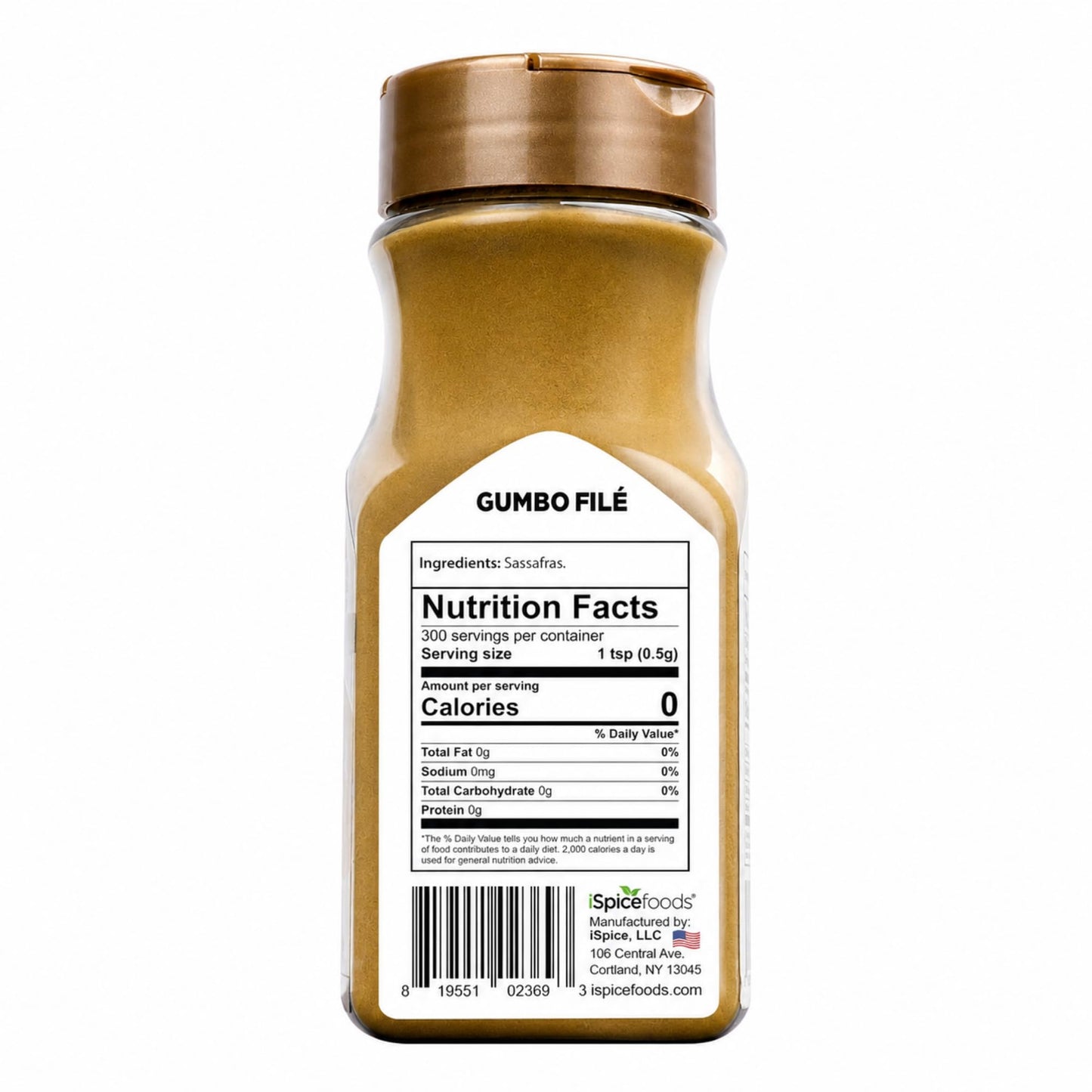 iSpice - GUMBO FILÉ POWDER 5.3oz (150g)