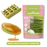 Mochi Foods Holiday Gift Set, Premium Rice Flour Baking Mix Collection with Mochi Donut Mix, Original Mochi Pancake Mix, Matcha Mochi Pancake Mix, 8 oz Packages