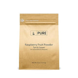 Pure Original Ingredients Raspberry Fruit Powder (4oz) Gluten-Free, Great in Smoothies & Desserts
