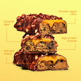 Misfits High Protein Bar, Peanut Butter Fudge, Non GMO, Plant Based Vegan Protein Bar, Low Sugar, High Fiber Snack