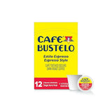 Café Bustelo Espresso Style Dark Roast, Single Serve Coffee Pods, 12 Count (Pack of 1)