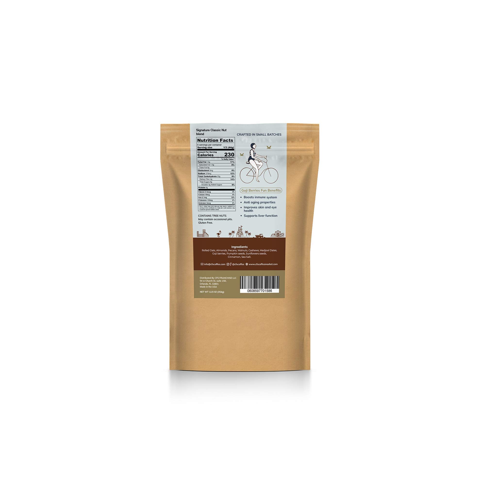 CFS GRANOLA, GLUTEN FREE PLANT-BASED, NON GMO 12 OZ (GOJI BERRIES)