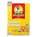 Sun-Maid California Golden Raisins - 12 oz Sharing-Size Box - Dried Fruit Snacks, Back to School Lunches, and Natural Sweeteners